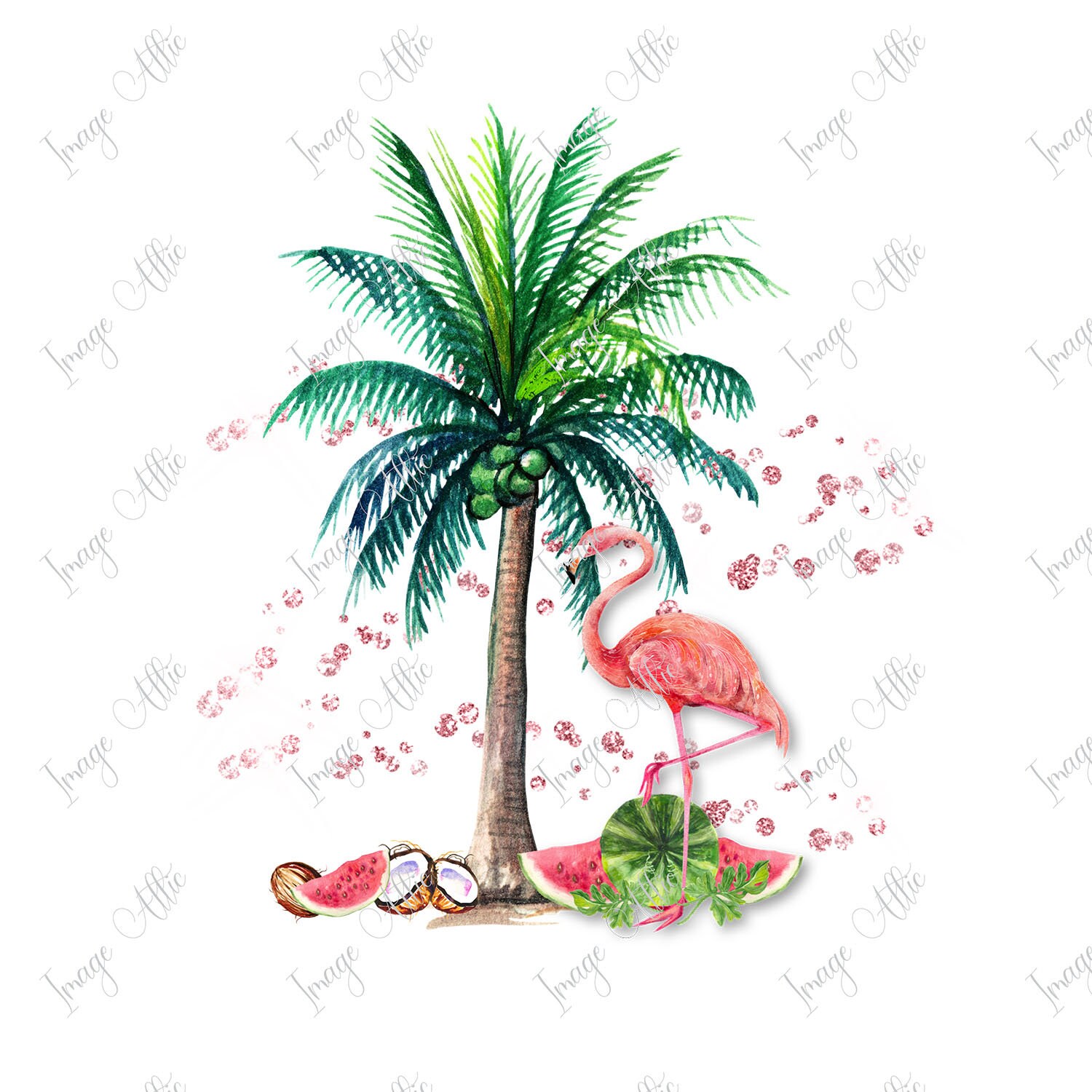 Palm Tree Sticker Illustration Waterproof - Buy Any 4 For $1.75 Each  Storewide!