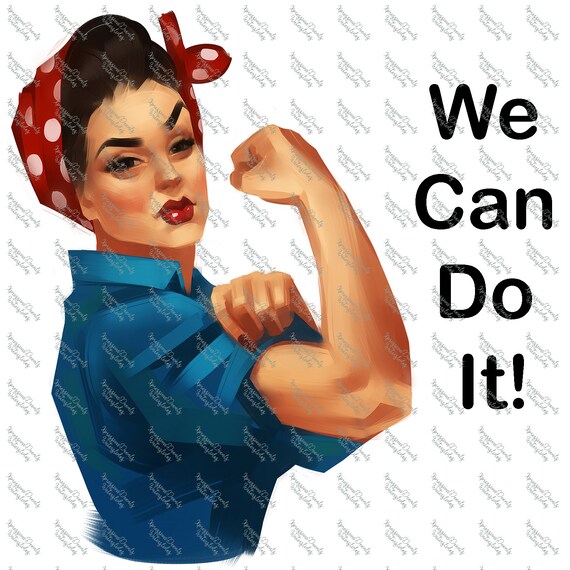 Waterslide Decal Clear READY TO USE women We Can Do It Etsy
