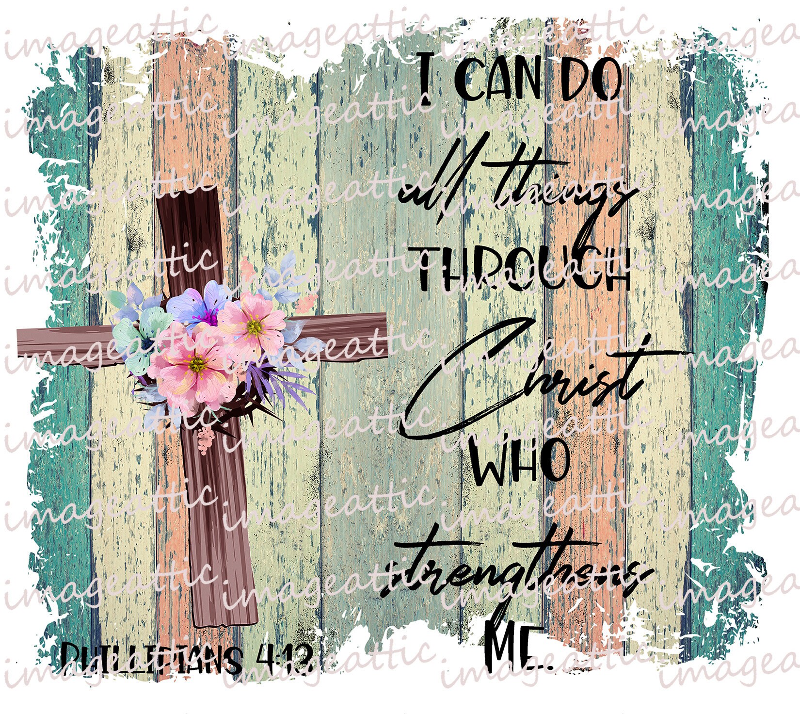 I Can Do All Things Through Christ Who Strengthens Me Bible Etsy UK