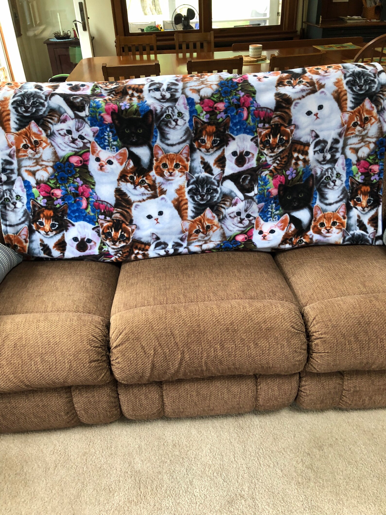 Cat Lover Fleece Throw Kids /adult Cozy Cat Blanket Lap Etsy