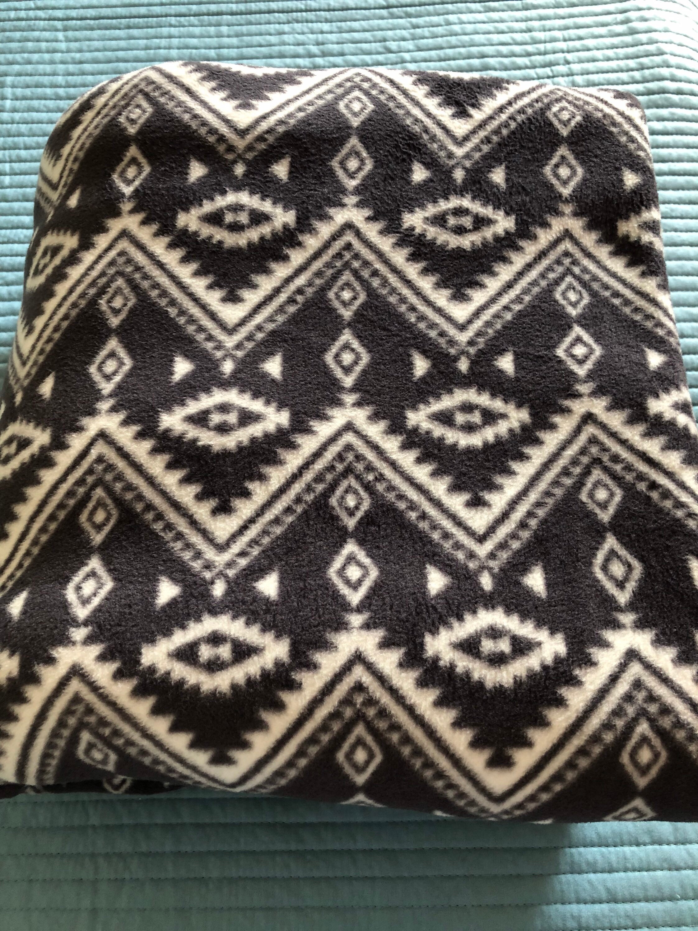 Southwest Aztec Home Decor Fleece Throw Geometric Blanket Etsy