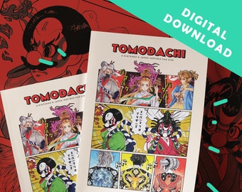 DIGITAL Tomodachi; A Videogame x Japan Inspired Fan Zine by Olyvee