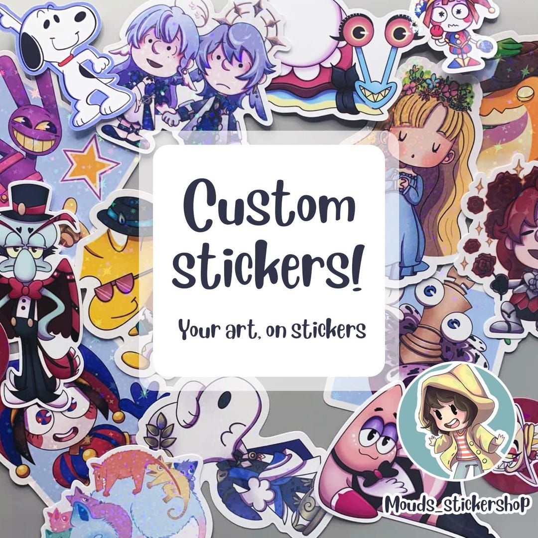 CUSTOM WEATHERPROOF STICKERS | Your Art as a Sticker | Strong Vinyl ...