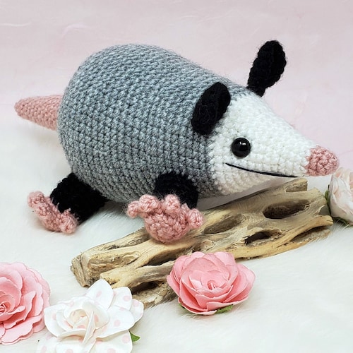 Clown Opossum Crochet Pattern PDF Digital Download read Item Etsy Canada