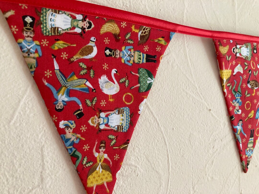 Luxury Christmas Wall Bunting Xmas Decoration 12 Days of Etsy UK