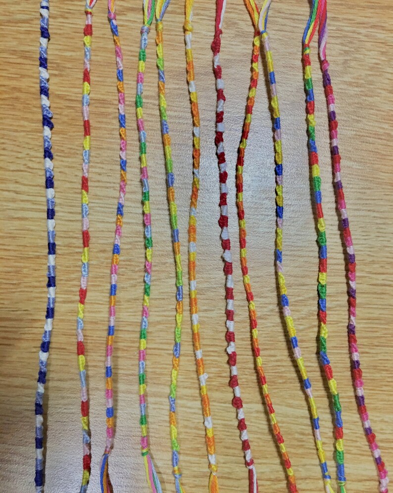 Chinese Ladder Friendship Bracelet