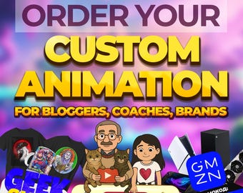 Custom Animated Overlay Design: YouTube Subscribe Button Motion Graphic