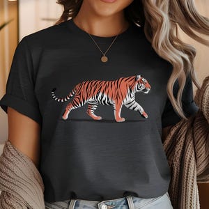 Tiger Shirt, Tiger Graphic Tee, Tiger T-Shirt, Retro Tiger Shirt, Tigers Mascot Shirt, Easy Tiger Tee, Vintage Tiger Shirt, Gift Tiger Lover