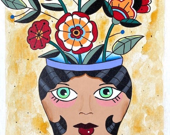 Betty Face Vase