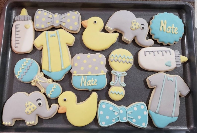 Baby Shower Cookies Gluten Free Dairy Free Etsy