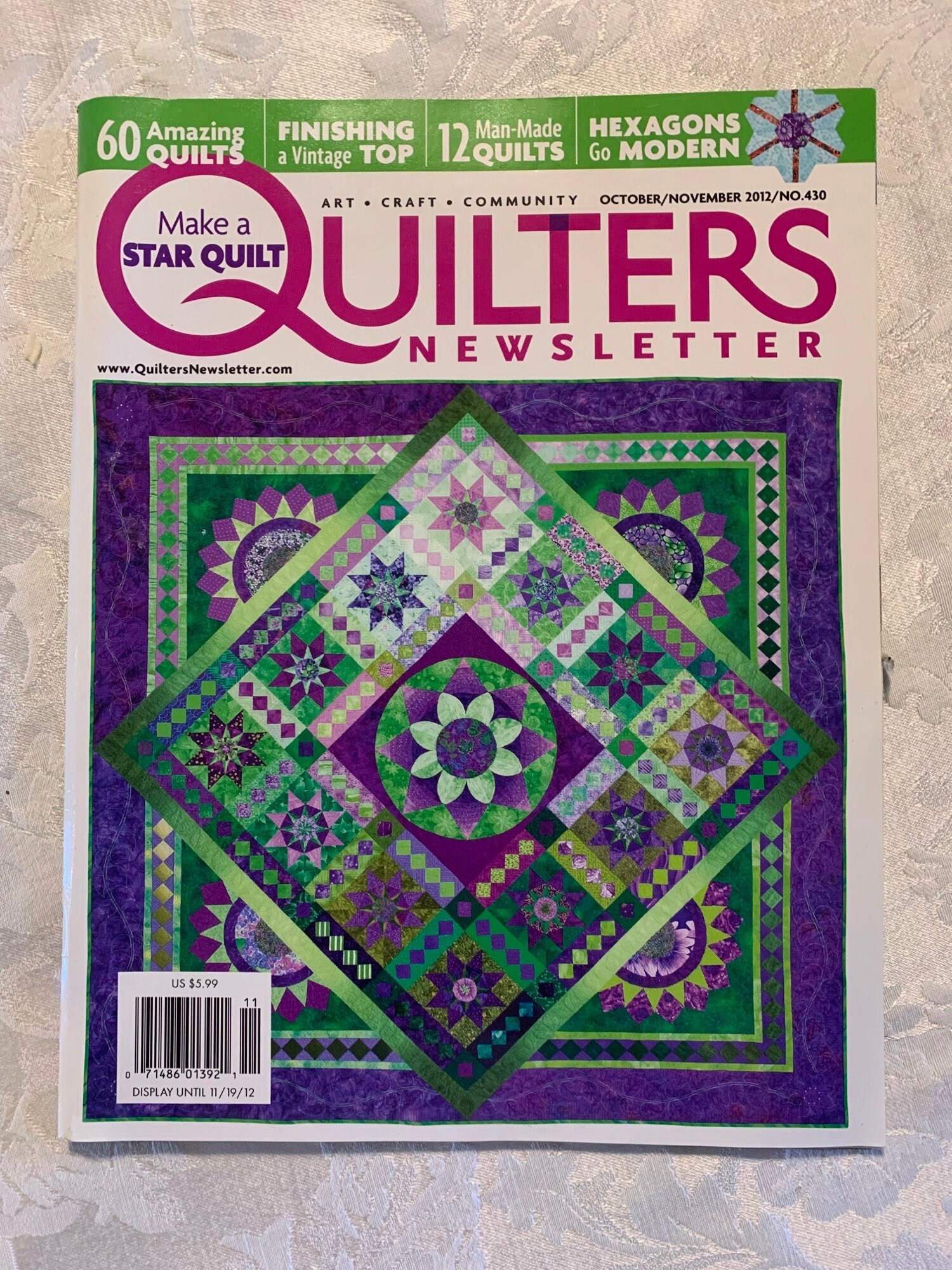 Quilters Newsletter 2012 - Etsy