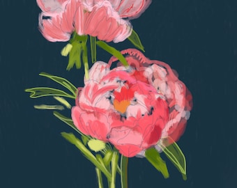 Peonies **DIGITAL FILE**