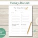 PRINTABLE Honey-do List Page | Minimal Single Page | Planner | to Do ...