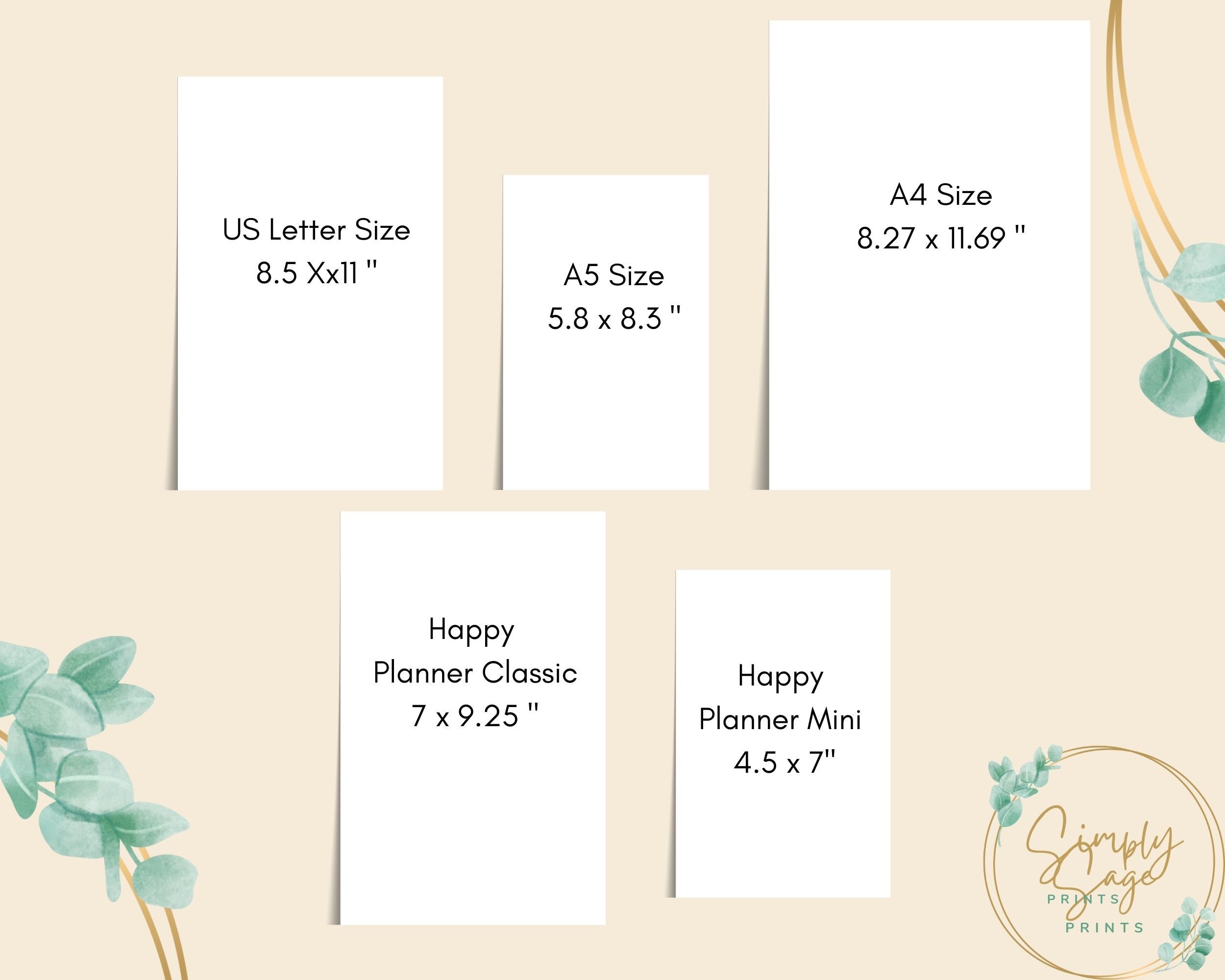 PRINTABLE Stationery Instant PDF Download Floral Letter Writing Lined ...