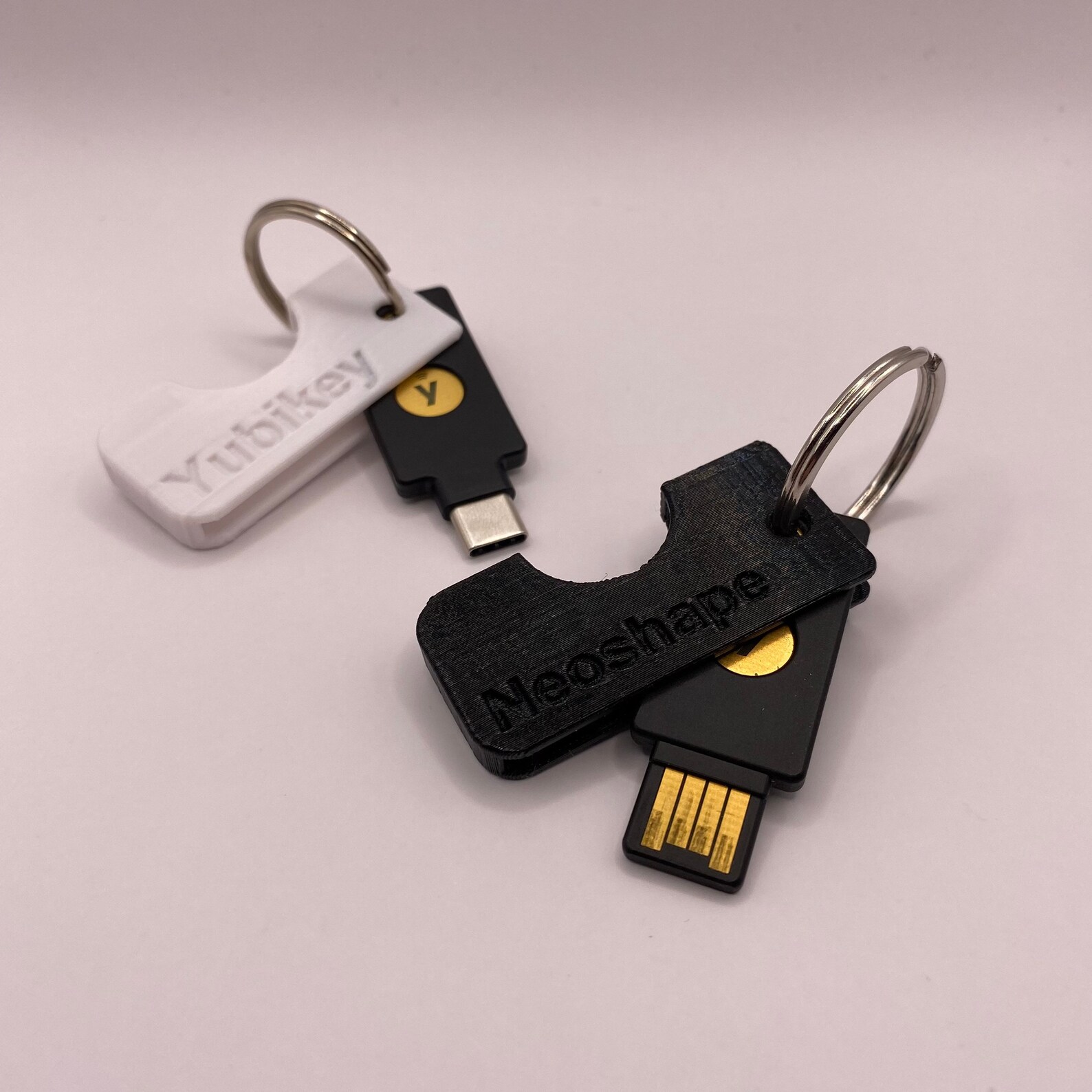 Yubico Yubikey 5 5C Customizable Protective Case Keychain Etsy