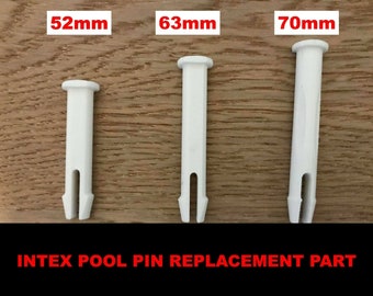 Juego de 5 Intex Joint Split Pen Pool Pin Replacement Part 52mm, 63mm, 70mm