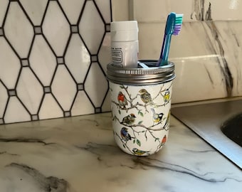 Porte-brosse à dents Spring Birds