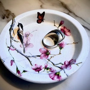 Lovely Cherry Blossom Ring Dish