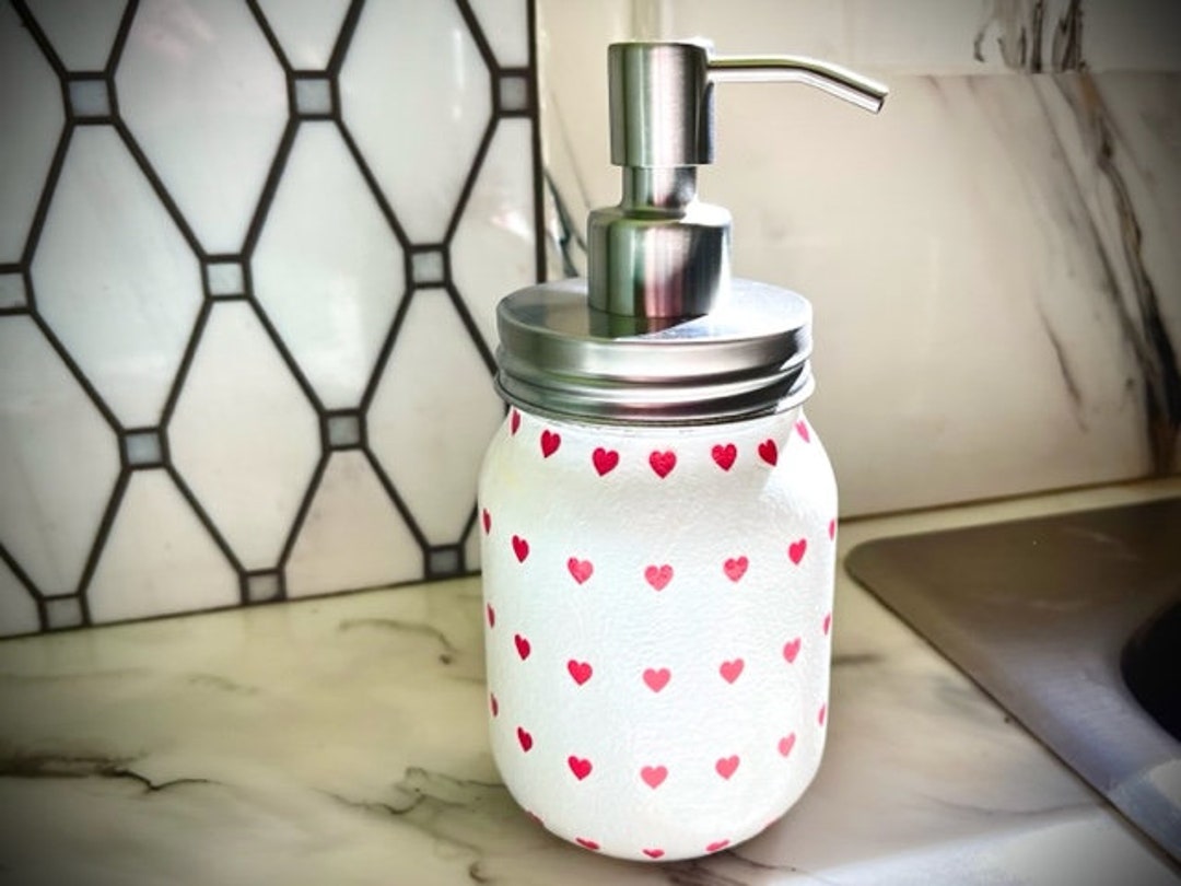 Cute Heart Soap Dispenser Etsy