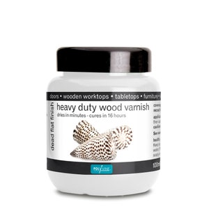 Polyvine - Heavy Duty Wood Varnish, Dead Flat Clear