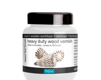 Polyvine - Heavy Duty Wood Varnish, Dead Flat Clear