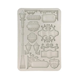 Stamperia Silicon Mould A5 - Art of Travelling Plates