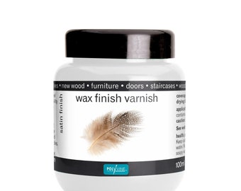 Polyvine - Wax Finish Varnish, Satin Clear