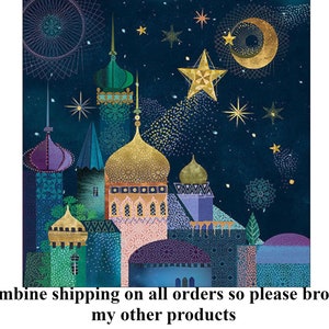 Decoupage Lunch Napkins 6.5&quot; - Minarettes