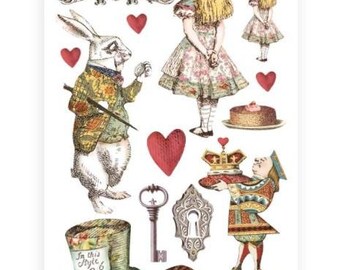 Alice in Wonderland Stamperia - Etsy