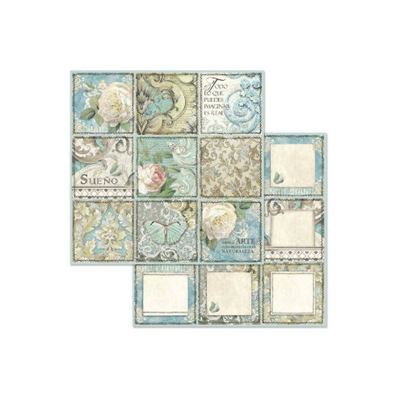 Azulejos de Sueno Stamperia 8 Scrapbook Pad