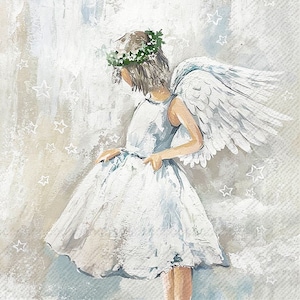 Knip servetten 6,5" - My Angel