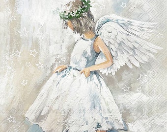 Decoupage napkins 6.5" - My Angel