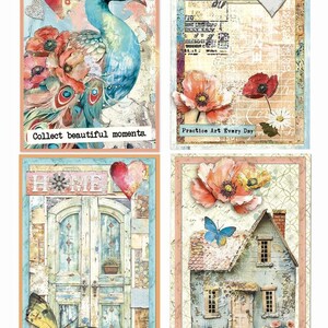 Papier de riz A4 Ciao Bella - Cartes Majestic Dreams