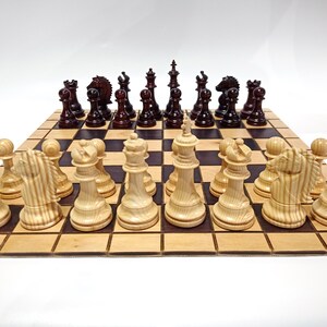 Chess Tower With Luxury Staunton Chess Pieces. Unique Chess Set. Made ...