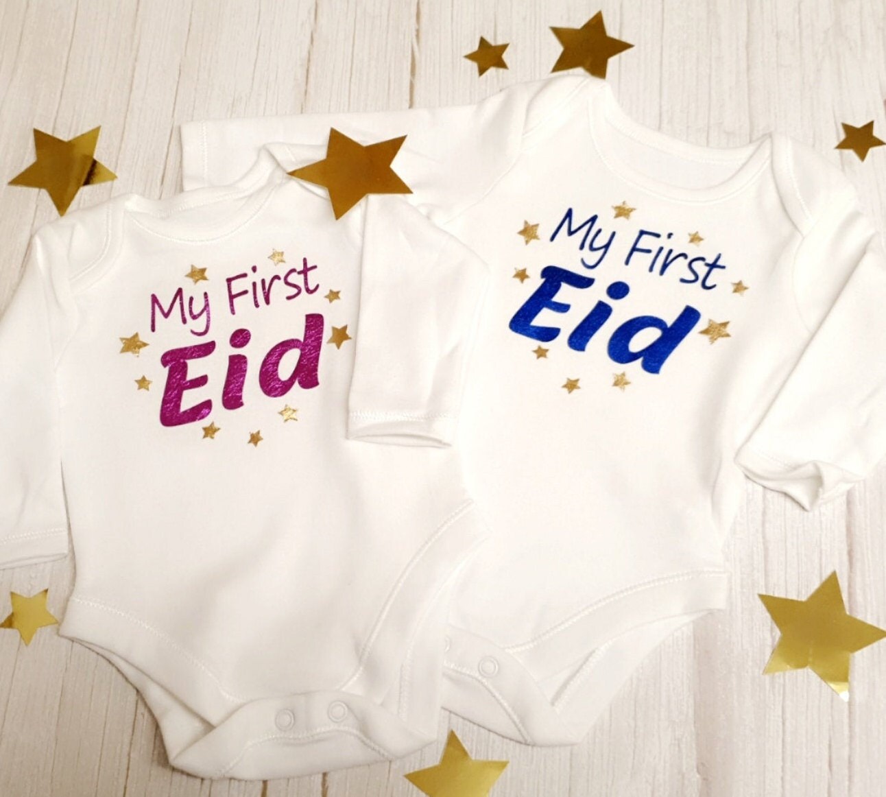 My First Eid/ramadan Baby Bodysuit, Baby Boy/girl Gift Etsy New Zealand