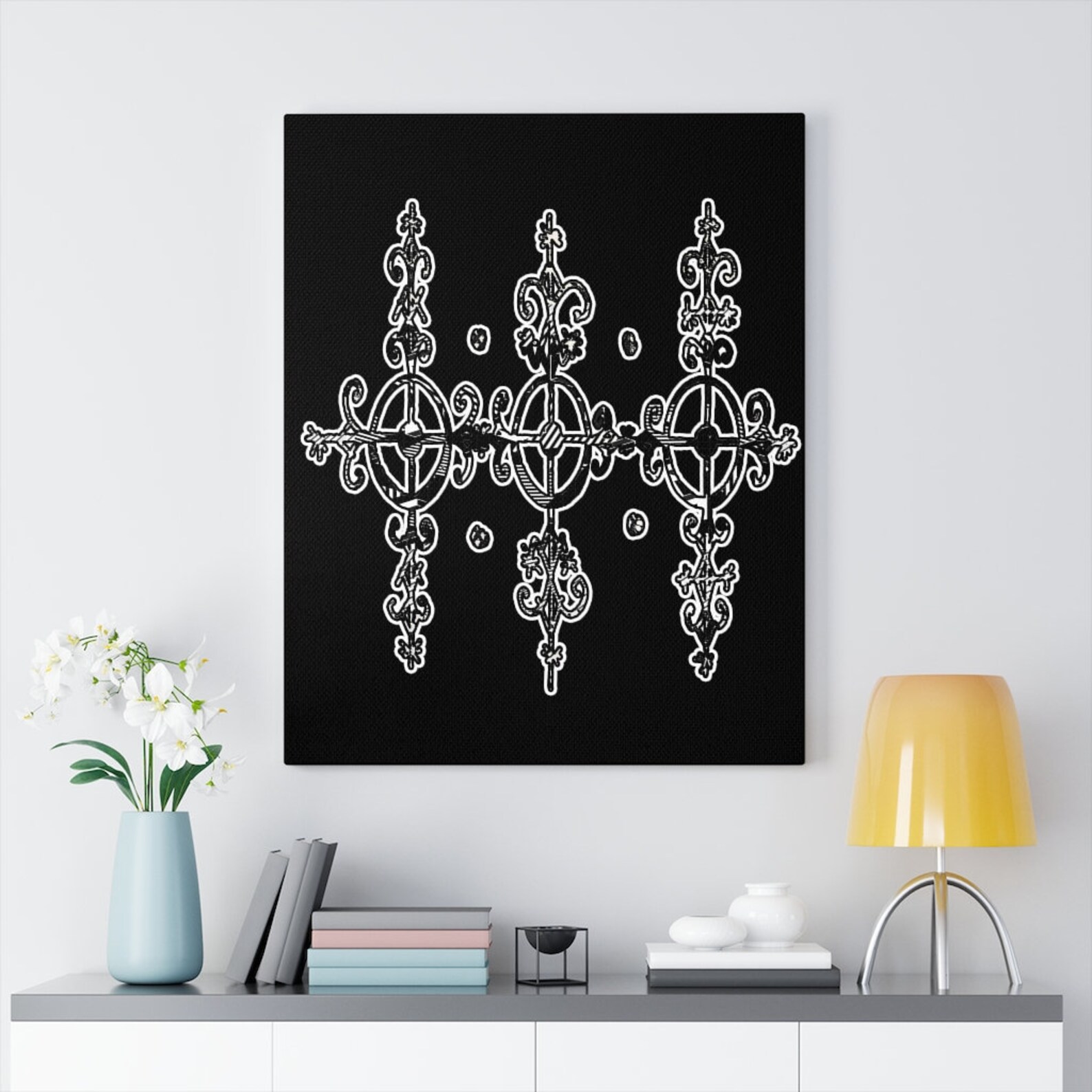 Marassa jumeaux Veve Sigil Canvas Wrap Art Print Mabasa Etsy