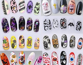 Gothic 3d Nail Art Etsy