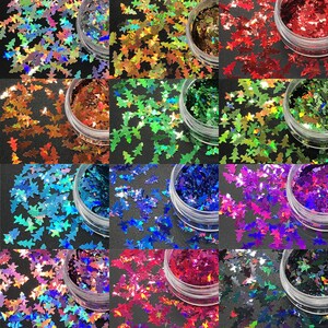 Christmas Trees Nail Art Glitters Sequins 5mm 2g - UV resin, nail gel, acrylic nail, nail polish glitter, holographic