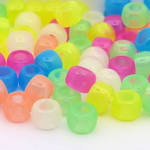 Glow in the Dark Pony Beads for Arts & Crafts Projects, DIY