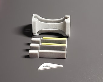 Pocket Fletching Jig for Carbon Arrows (0.36" diameter or less) Short Nocks