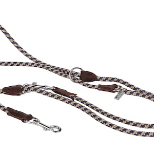 Navy/Cream European Style Leash