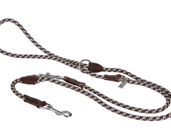 Navy/Cream European Style Leash