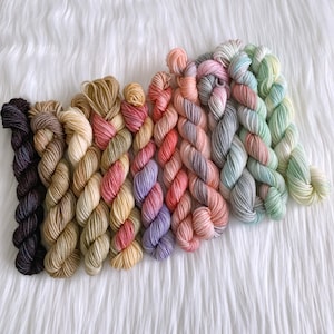 Princess Bride Mini Skein Set, Hand Dyed yarn, yarn preorder, limited edition yarn