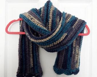 Crochet PATTERN Oceans Deep Scarf