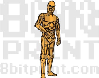 C3PO SVG and PNG