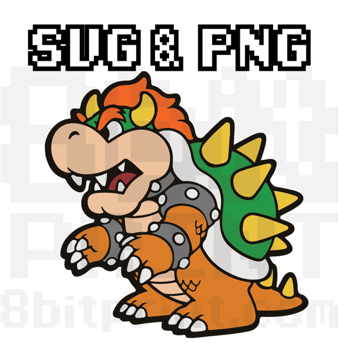 Bowser SVG and PNG - Etsy