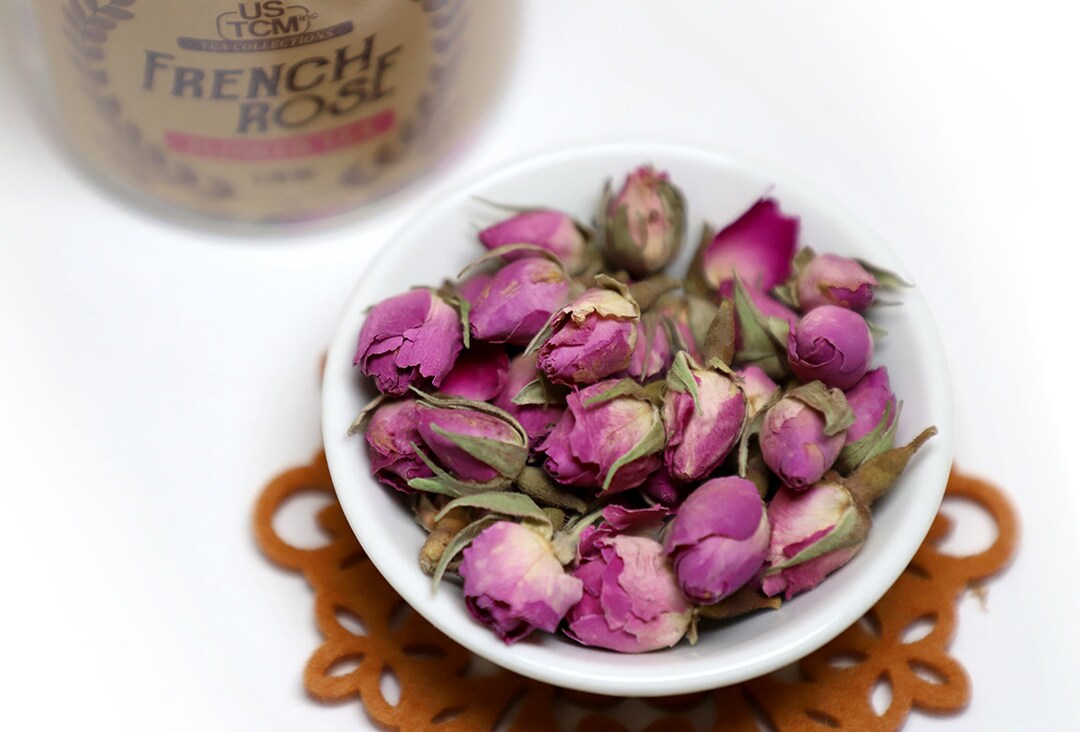 French Rose Flower Tea Fragrant Whole Rose Buds 100 Natural Etsy