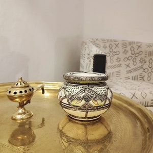 Ceramic Ashtray, Moroccan ceramic Ashtray, Ceramic Ashtray, Handmade pottery ashtray, Smokers gifts