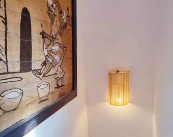 Hand-Woven Raffia Wall Sconce Set: Natural Moroccan Lighting