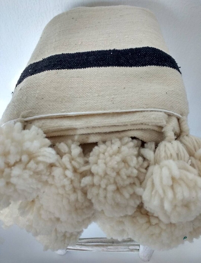 Cozy Comfort Blanket& Throw, Moroccan Wool Blankets, Wool Blankets With